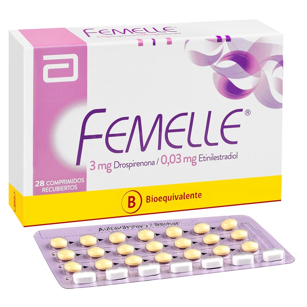 Femelle Comprimidos x 28 (Drospirenona/Etinilestradiol)