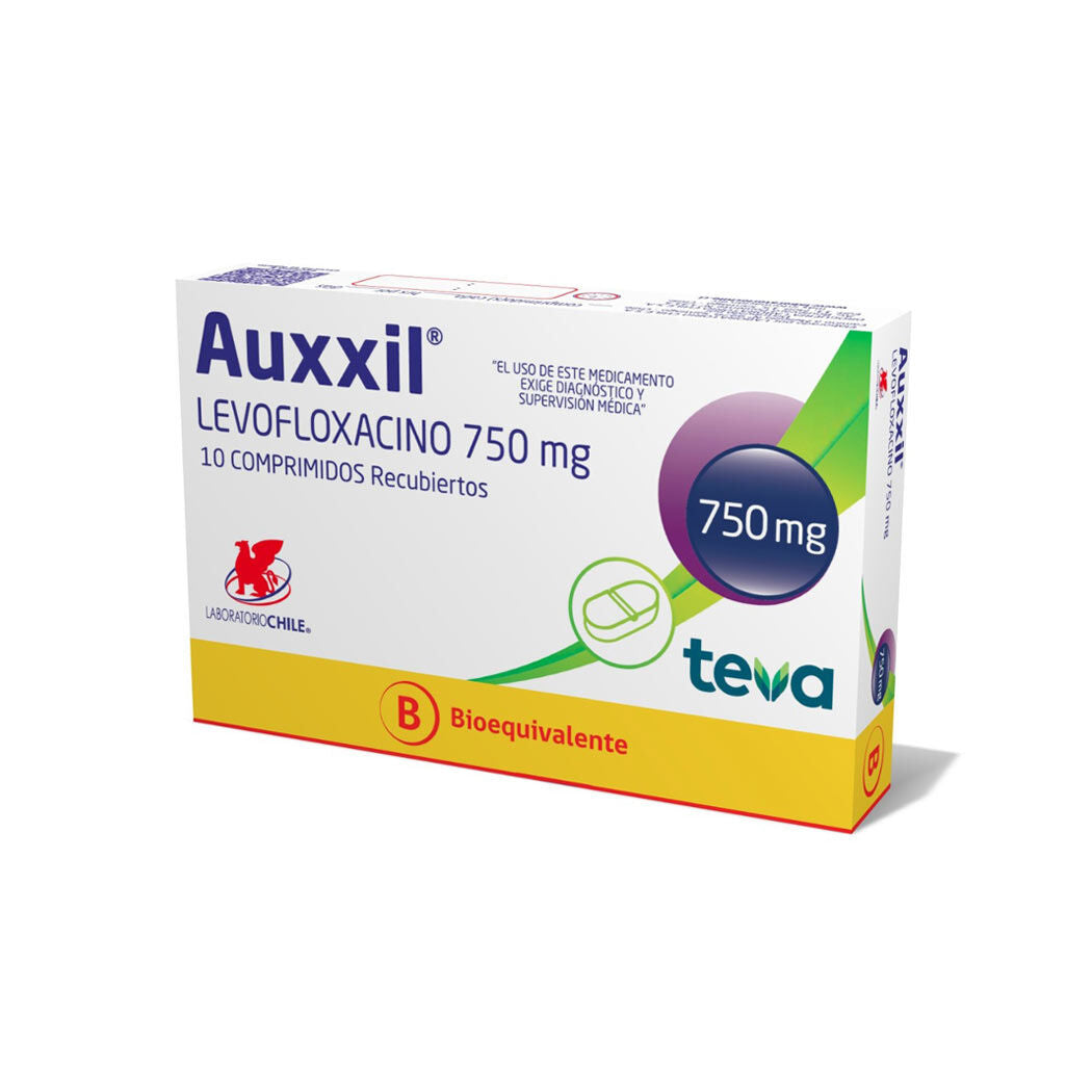 Auxxil Comprimidos 750 mg x 10 (Levofloxacino)
