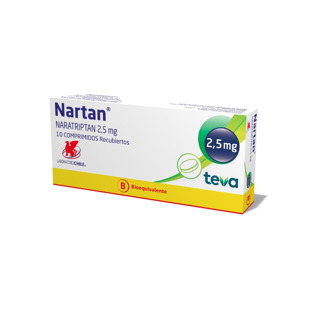 Nartan Comprimidos 2,5 mg x 10 (Naratriptan)