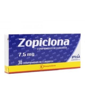 Zopiclona Comprimidos 7,5 mg x 30 Iphsa