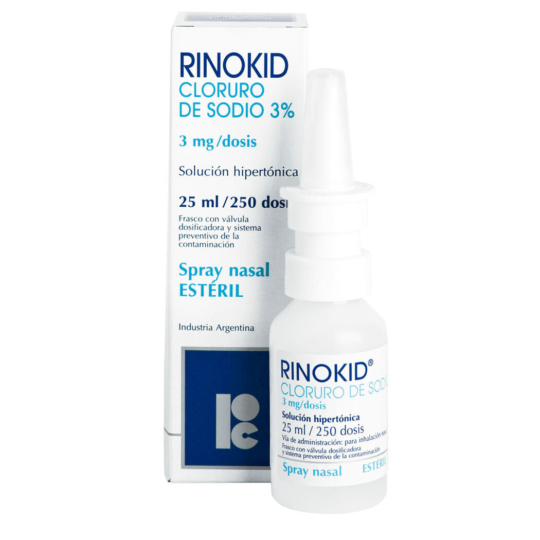 Rinokid Spy Nas 3% x 25 ml (Cloruro De Sodio)