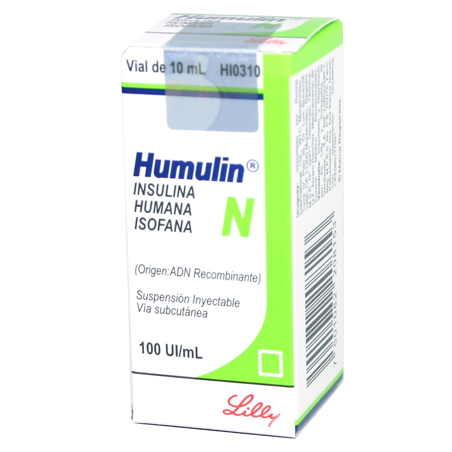 Humulin N Amp 100 Ui x 10 ml (Insulina Humana)