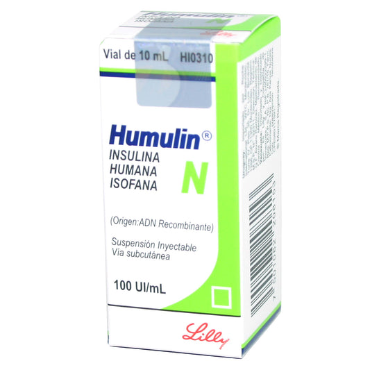 Humulin N Amp 100 Ui x 10 ml (Insulina Humana)