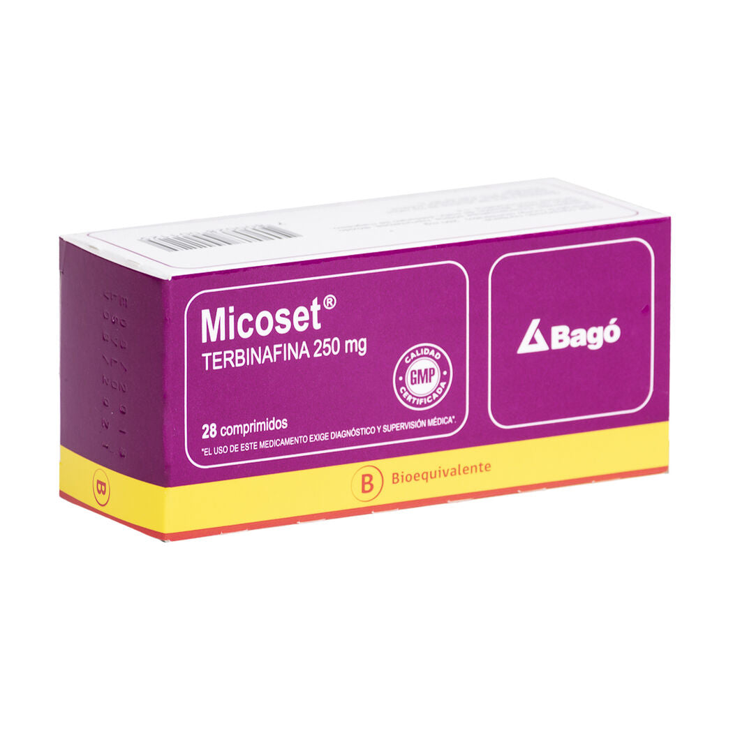Micoset Comprimidos 250 mg x 28 (Terbinafina)