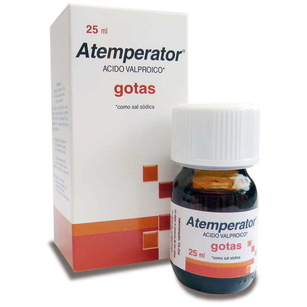 Atemperator Gotas 10mg x 25 ml (Acido Valproico)
