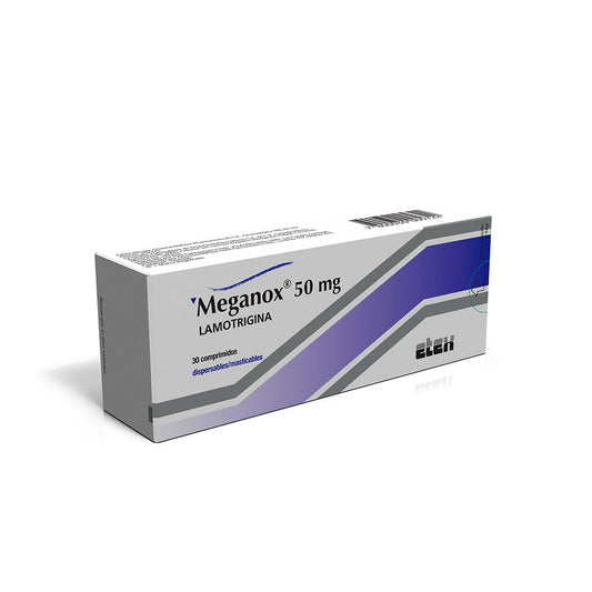 Meganox Comprimidos Dis 50 mg x 30 (Lamotrigina)