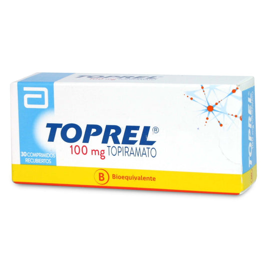 Toprel Comprimidos 100 mg x 30 (Topiramato)