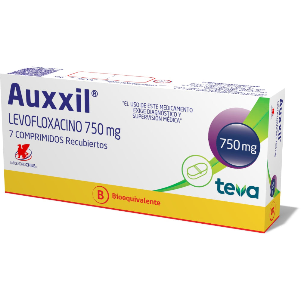 Auxxil Comprimidos 750 mg x 7 (Levofloxacino)