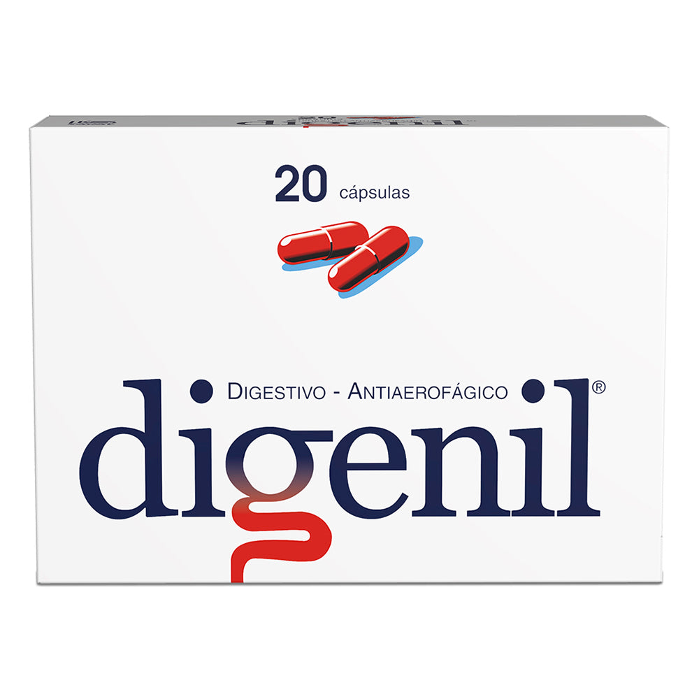 Digenil Cápsulas x 20 (Simeticona/Pancreatina)