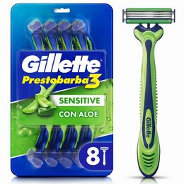 Gillette Prestobarba 3 Sensecare x 8 Unidades