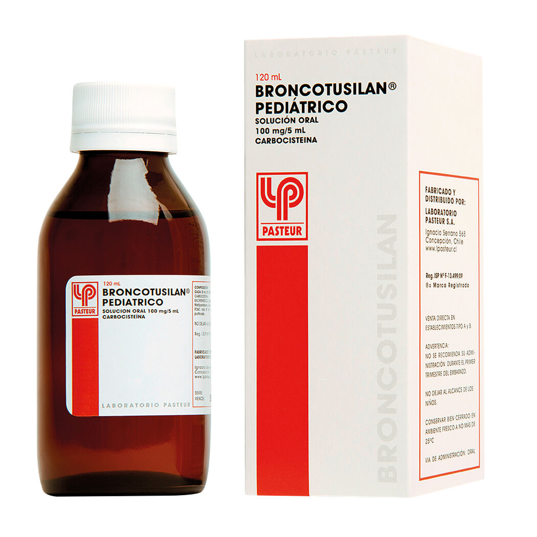 Broncotusilan Inf Jarabe 100 mg x 120 ml (Carbocisteina)