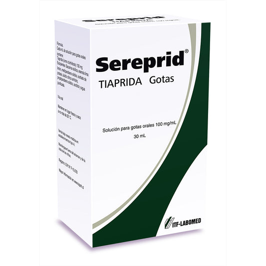 Sereprid Gotas 100mg/ml x 30 ml (Tiaprida)