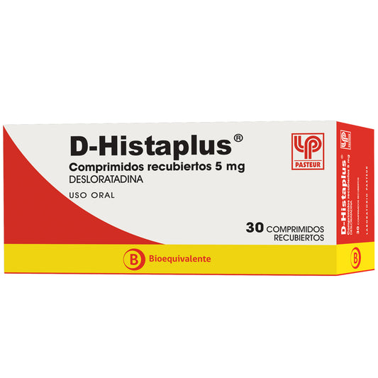 D-Histaplus Comprimidos 5 mg x 30 (Desloratadina)