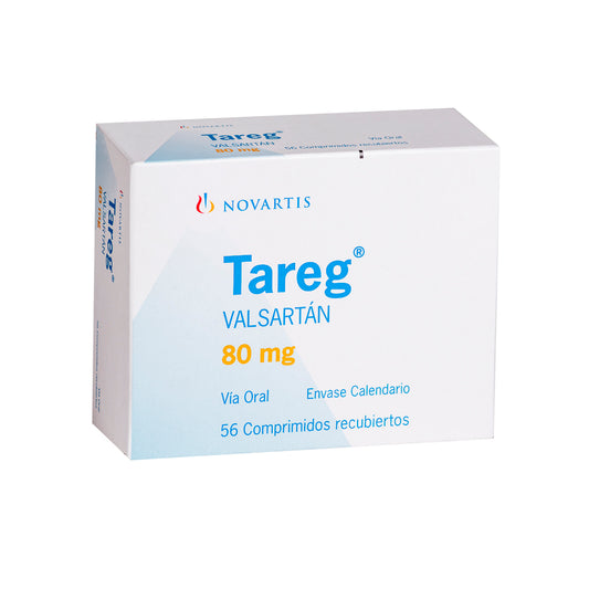 Tareg Comprimidos 80 mg x 56 (Valsartan)