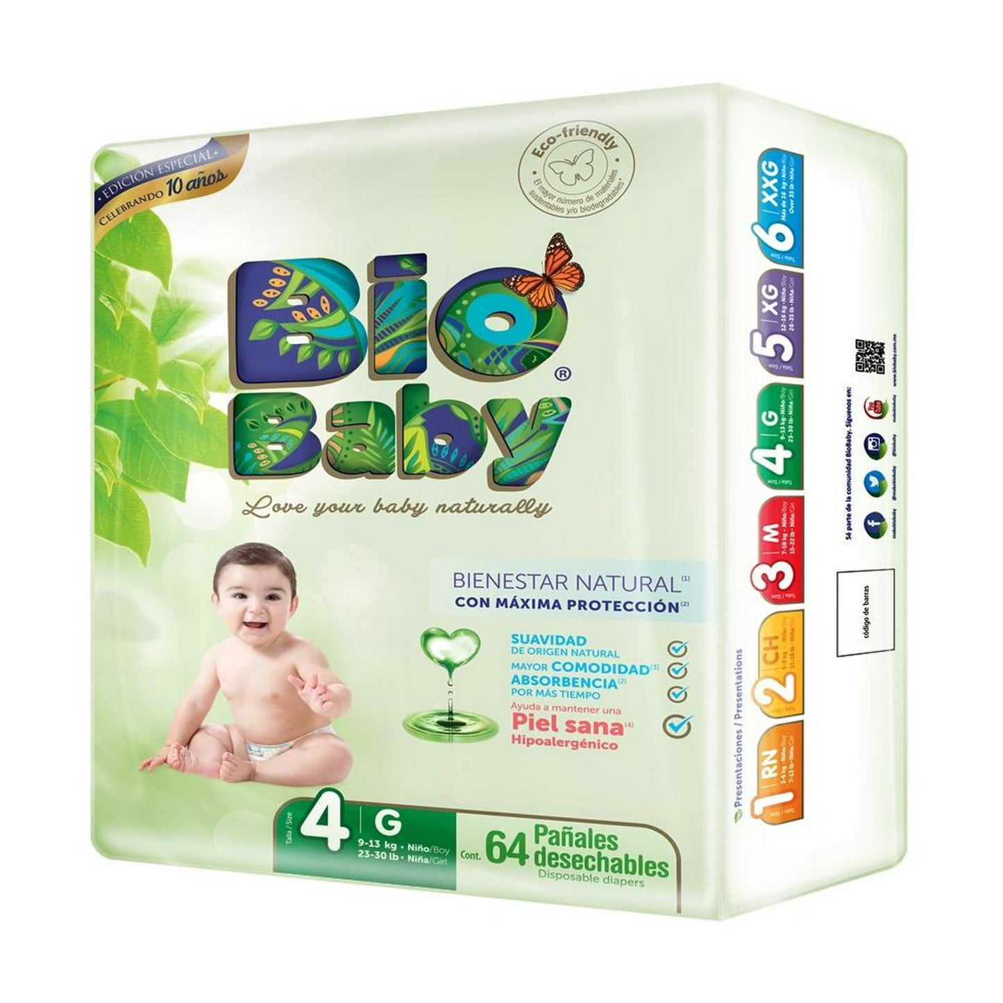 Bio Baby Pañ T4 Mega G x 64