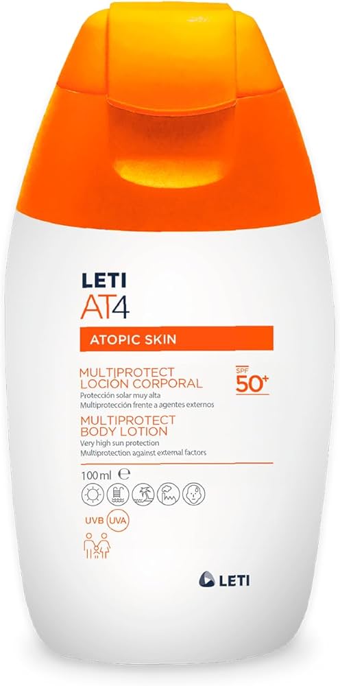 Leti At4 Multiprotec Corporal Crema Spf50+ x 100 ml (Crema Hidratante + Protector Solar)