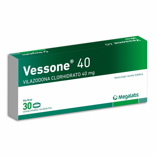 Vessone 20 mg Comprimidos Rec x 30 (Vilazodona)