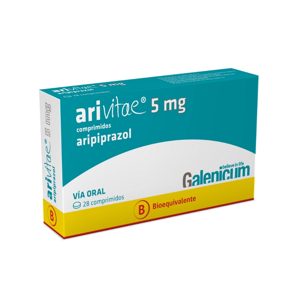 Arivitae Comprimidos 5 mg x 28 (Aripiprazol)