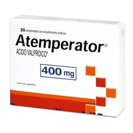 Atemperator Comprimidos 400 mg x 20 (Acido Valproico)