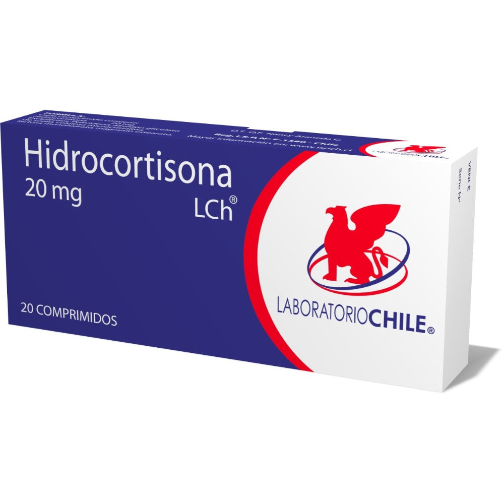 Hidrocortisona Comprimidos 20 mg x 20 Chile