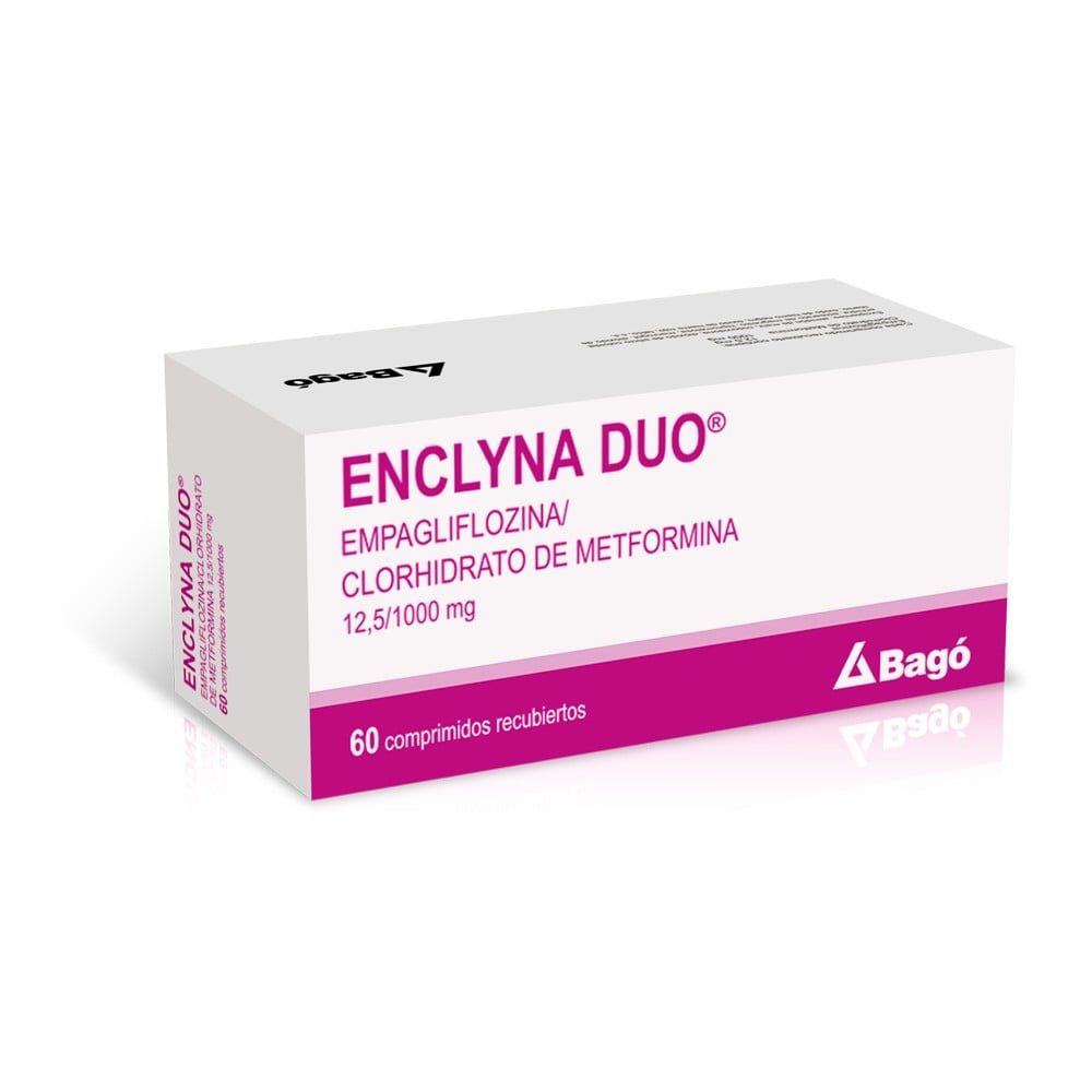 Enclyna Duo Comprimidos 12,5/1000 x 60 (Empagliflozina/Metformina)