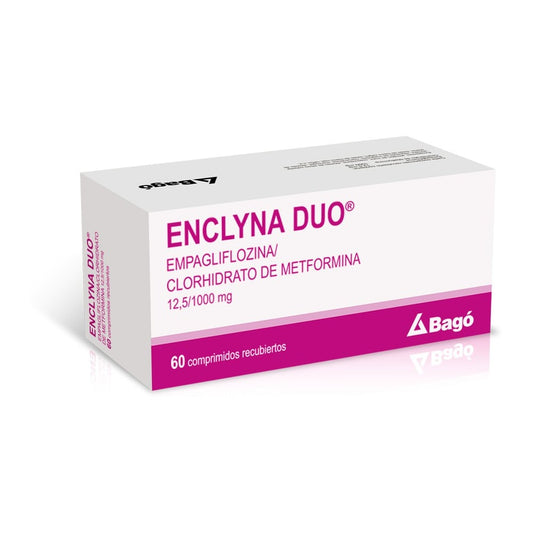 Enclyna Duo Comprimidos 12,5/1000 x 60 (Empagliflozina/Metformina)