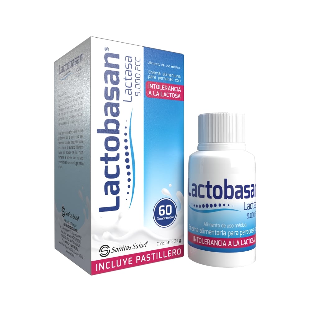 Lactobasan (Lactasa) 9000 Fcc Comprimidos x 60