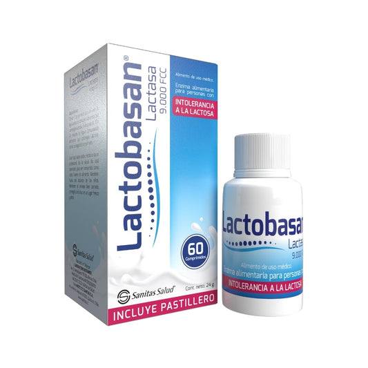 Lactobasan (Lactasa) 9000 Fcc Comprimidos x 60