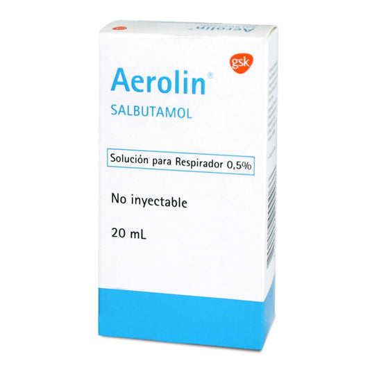 Aerolin Solución 5mg/ml x 20ml (Salbutamol)