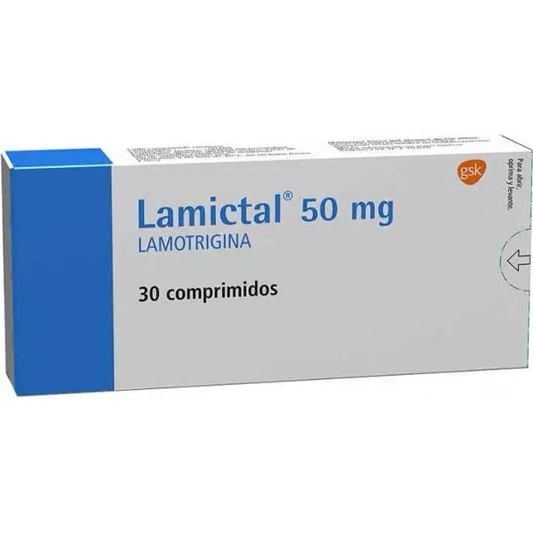 Lamictal Comprimidos 50 mg x 30 (Lamotrigina)
