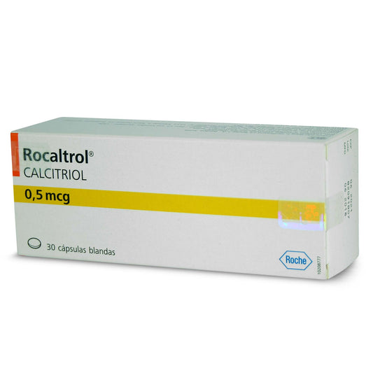Rocaltrol Cápsulas 0,50 mcg x 30 (Calcitriol)