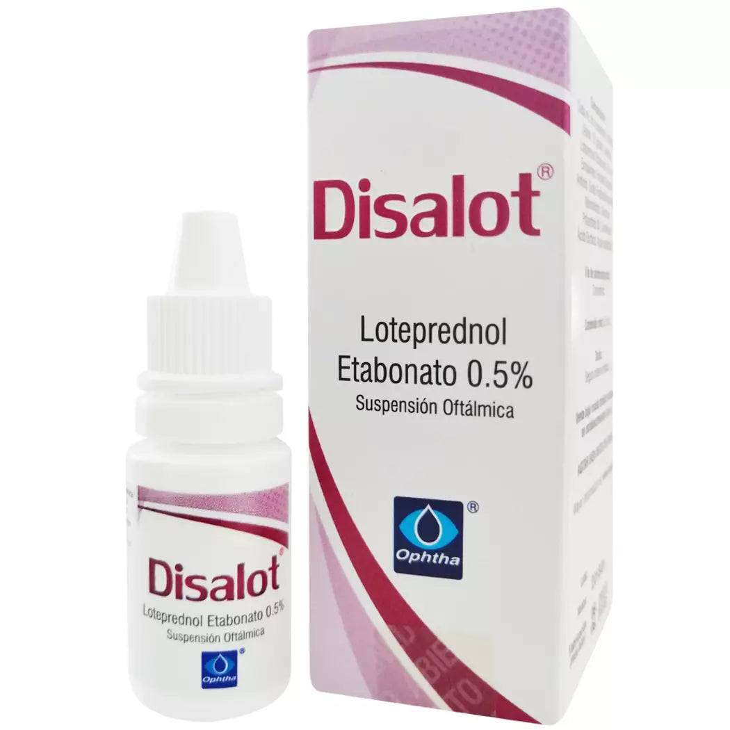 Disalot Solución Oftálmica 0,5 % x 5 ml (Loteprednol)