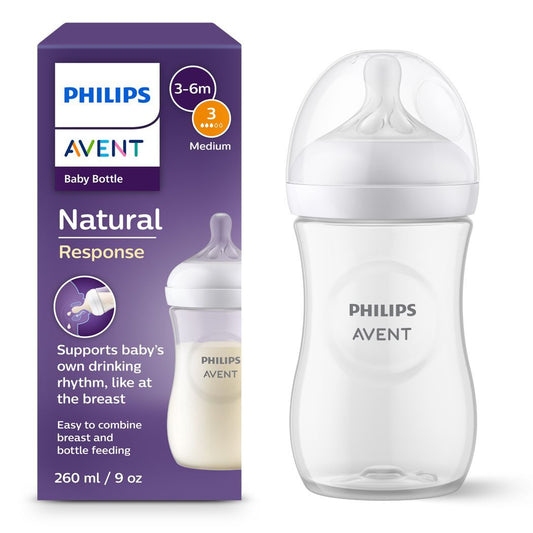 Avent Mamadera Natural Translucida x 330 ml x 2 Unidades