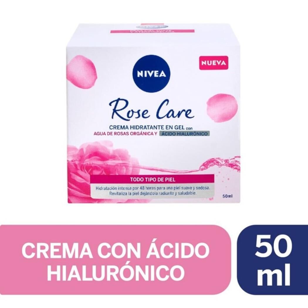Nivea Crema Facial Hidratante Rose Care x 50 ml (Cuidado Facial)