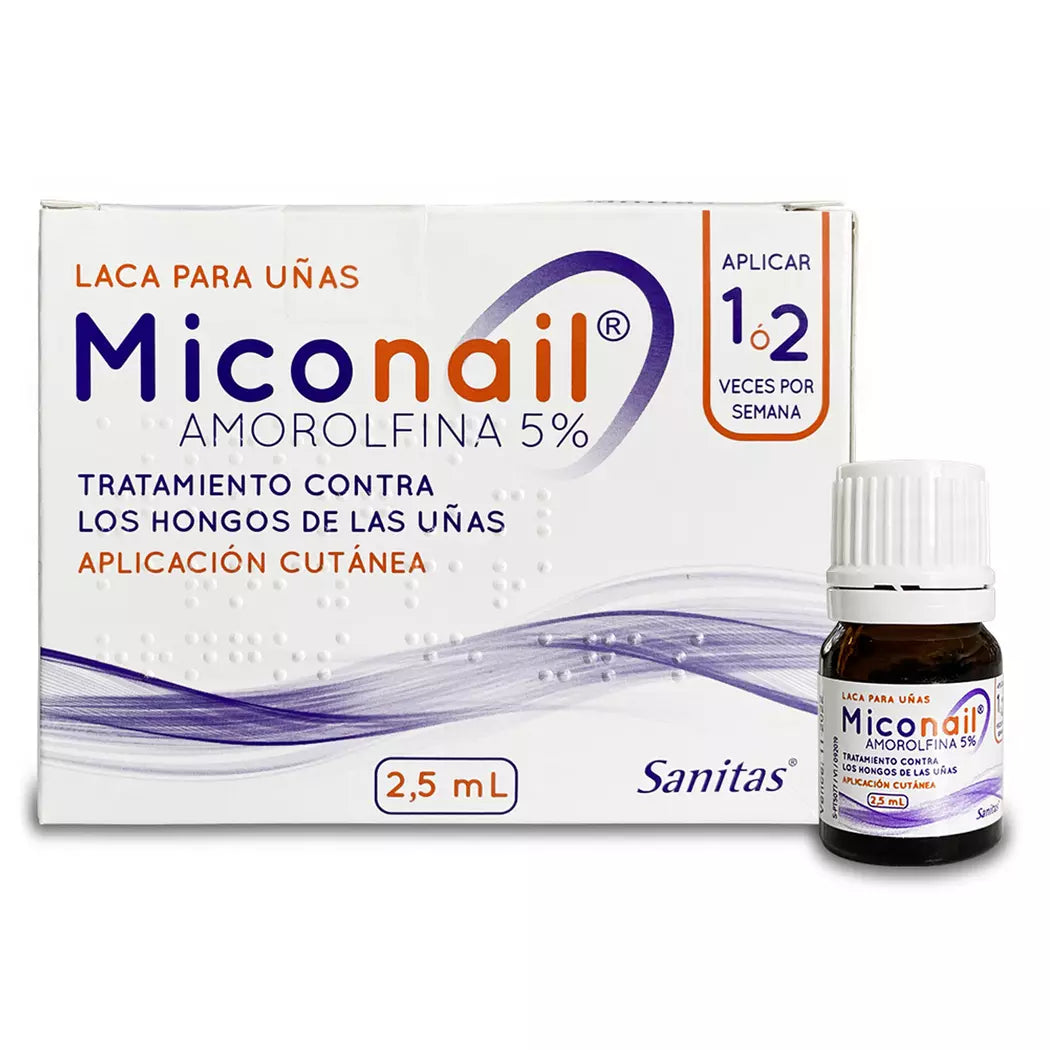 Miconail Laca Unas x 2,5 ml (Amorolfina)