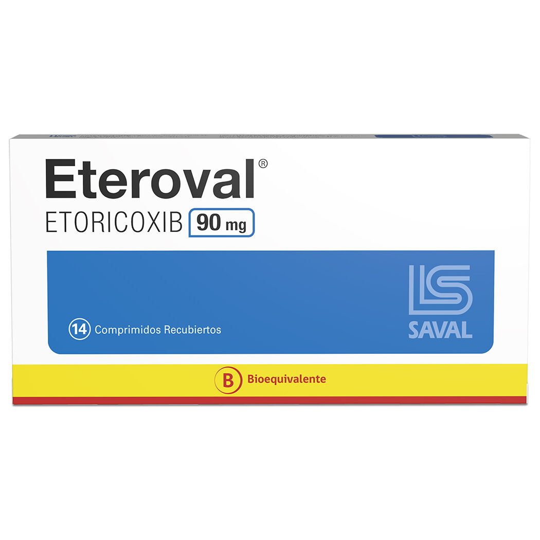Eteroval Comprimidos 90 mg x 14 (Etoricoxib)