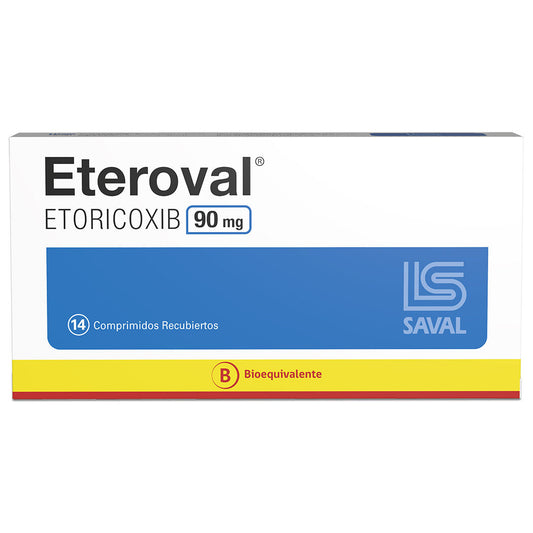 Eteroval Comprimidos 90 mg x 14 (Etoricoxib)