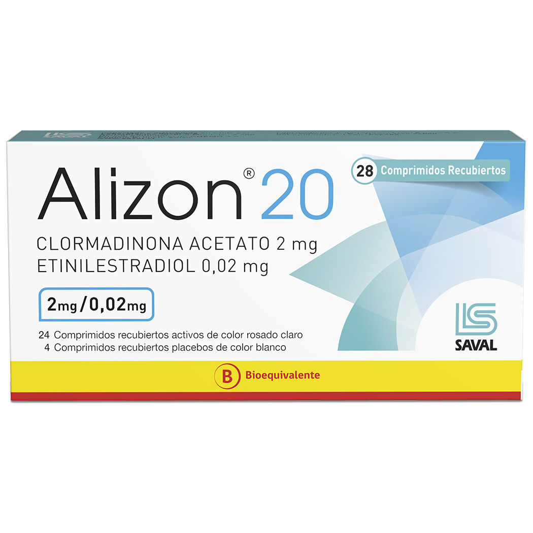 Alizon 20 Comprimidos x 28 (Clormadinona/Etinilestradiol)