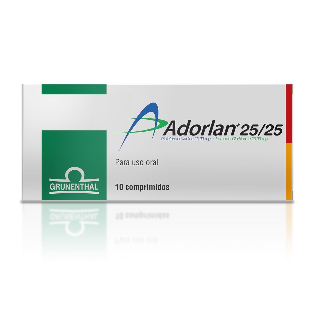 Adorlan Comprimidos x 10 (Diclofenac/Tramadol)