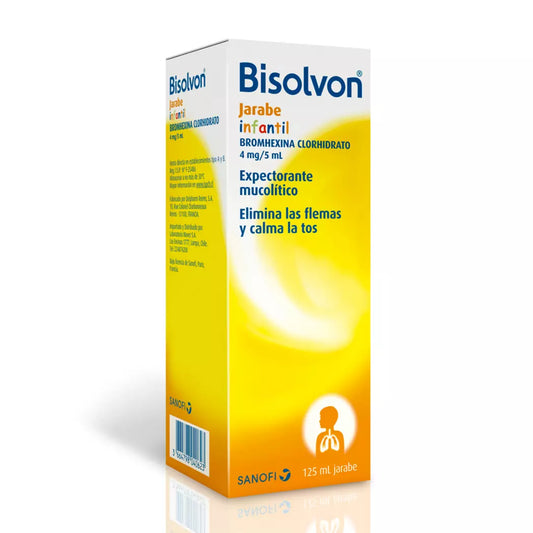 Bisolvon Jarabe 4 mg x 125 ml (Bromhexina)