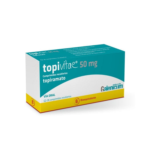 Topivitae Comprimidos 50 mg x 28 (Topiramato)