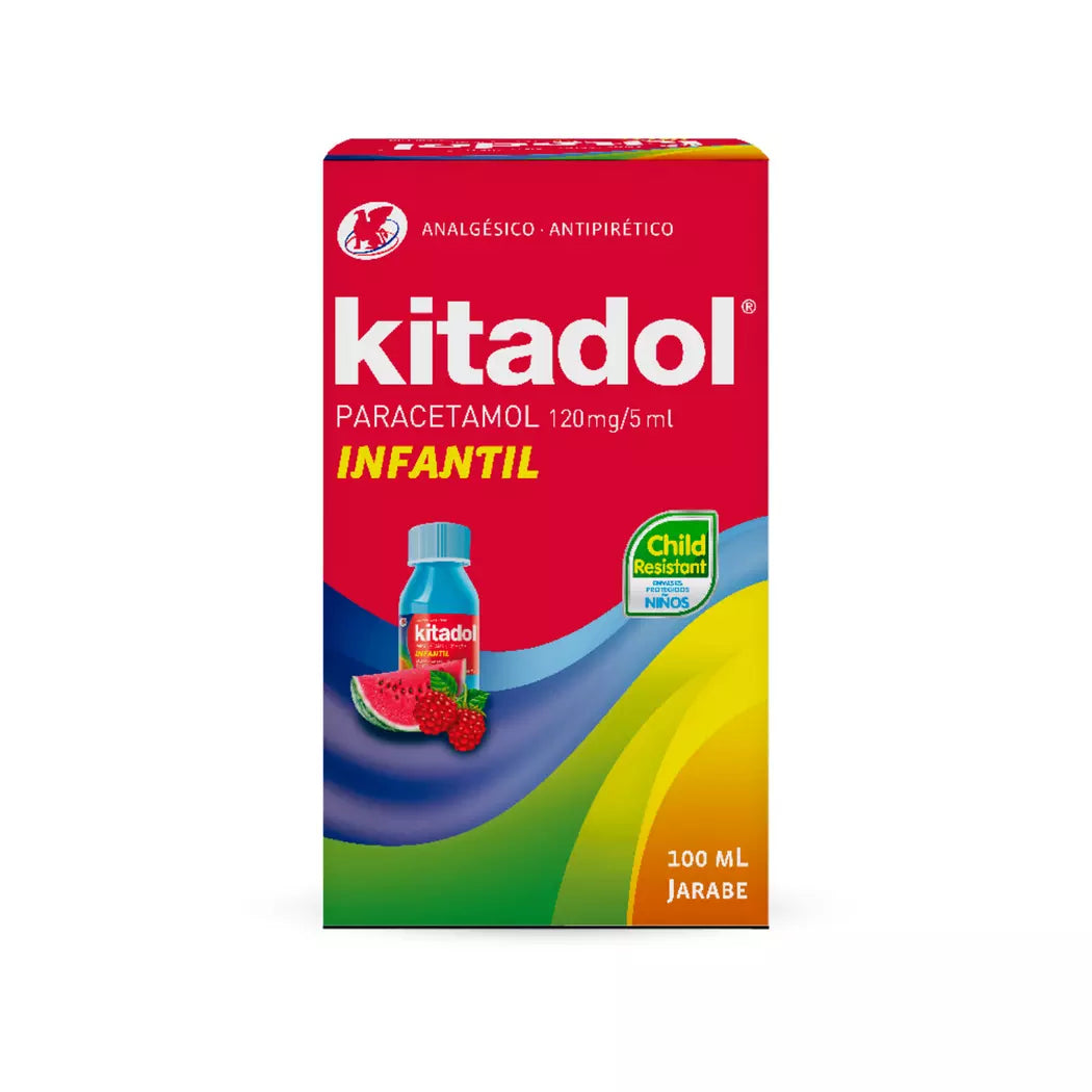Kitadol Jarabe 120 mg/5ml x 100 ml (Paracetamol)