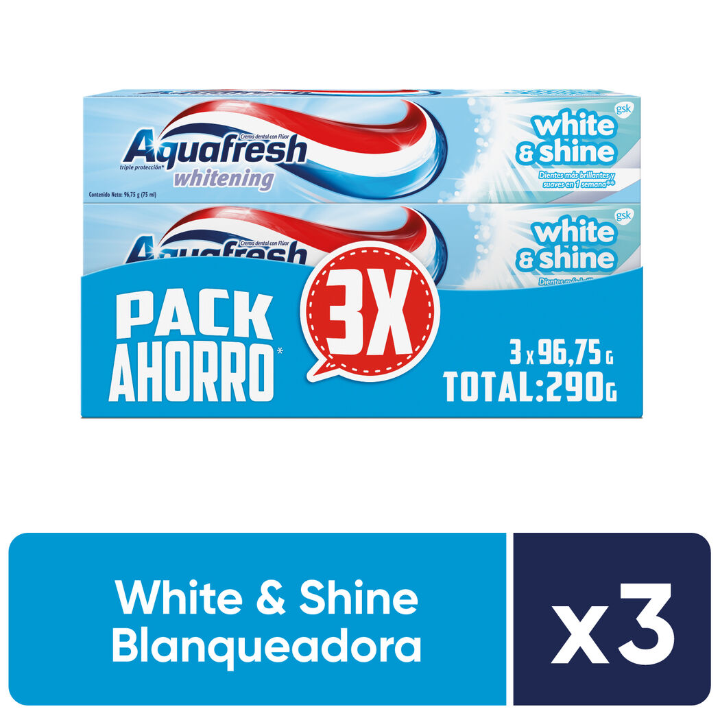 Aquafresh Intense White 2 x 96 Gr (Crema Dental Adulto)