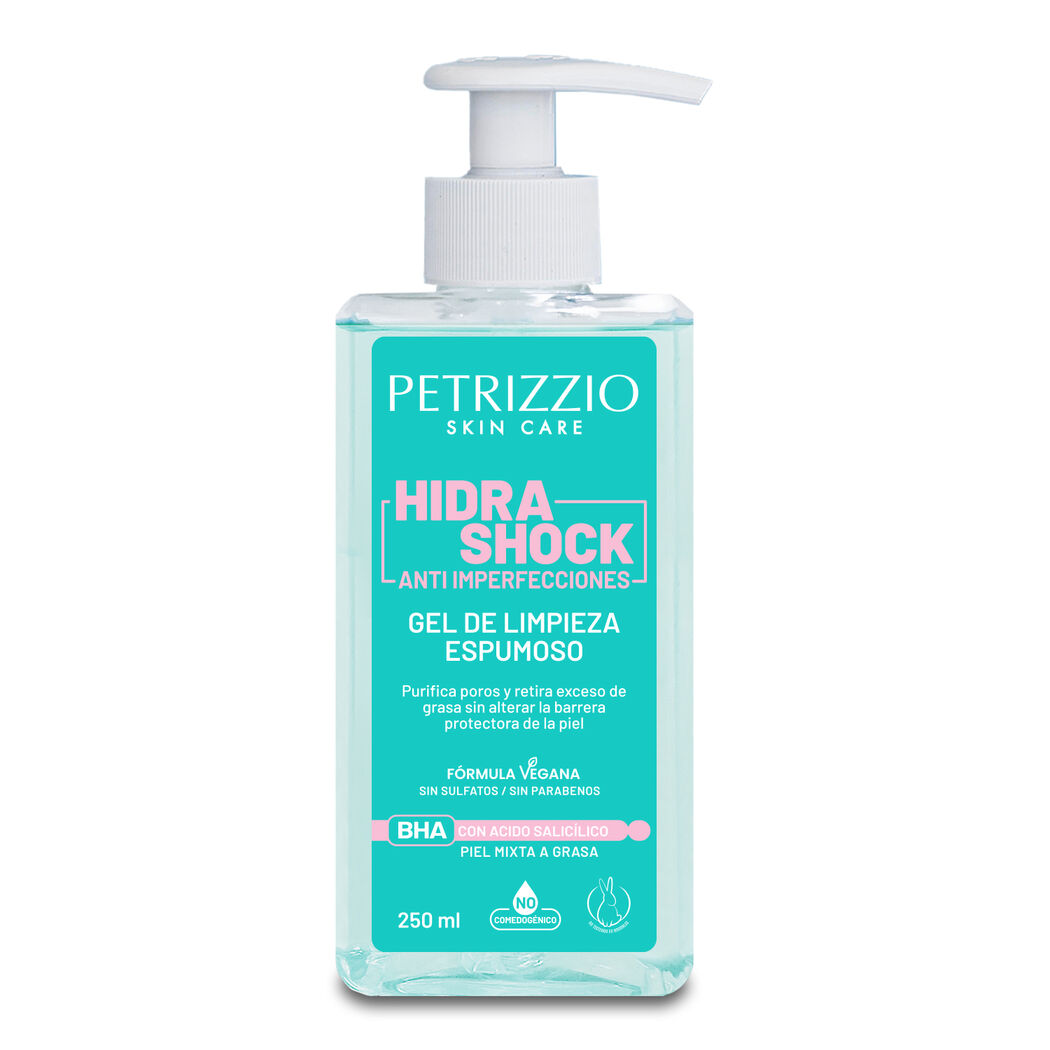 Petrizzio Gel De Limpieza Hidra Shock Anti Imperfecciones x 250 ml