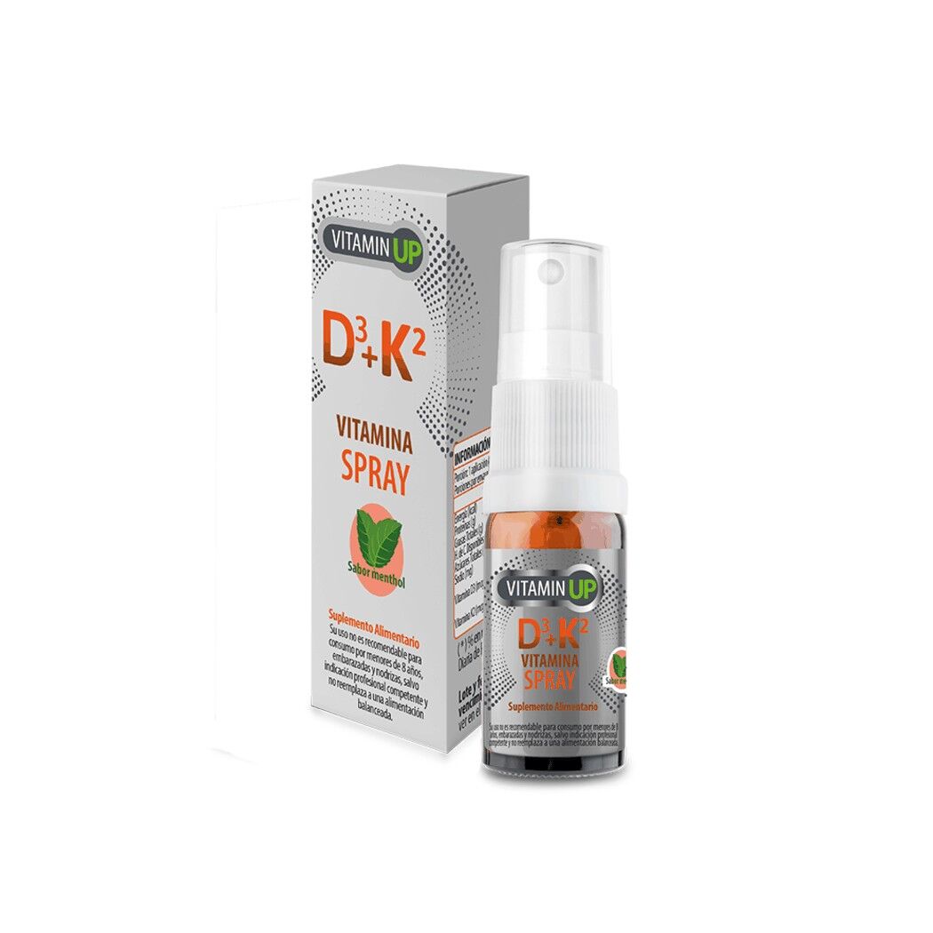 Vitamin Up D3+K2 Spray Mentol x 10 ml (Vitamina K2+D3)
