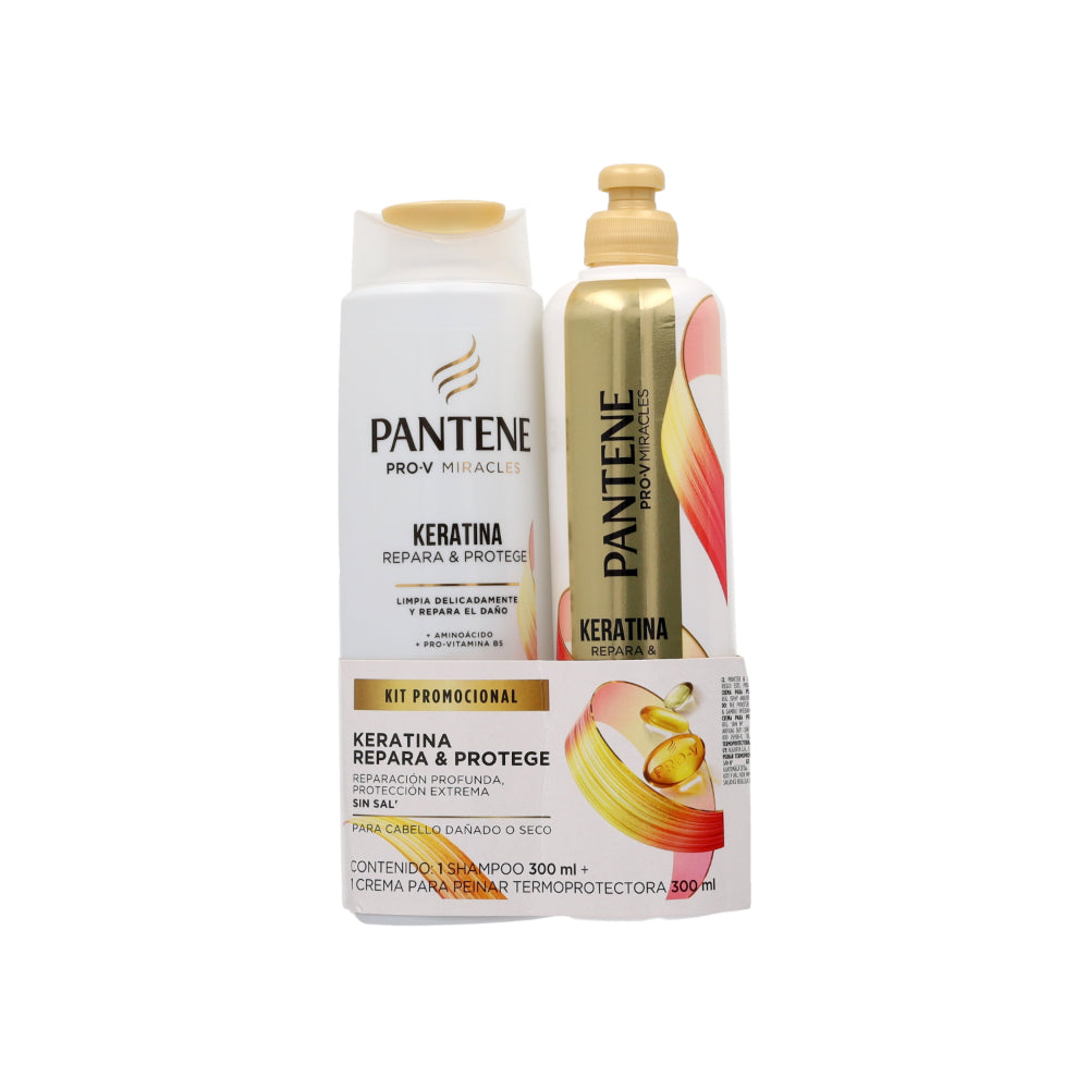 Pantene Crema De Peinar Keratina x 300 ml