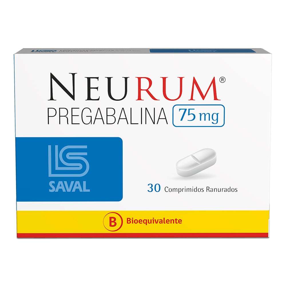 Neurum Comprimidos 75 mg x 30 (Pregabalina)