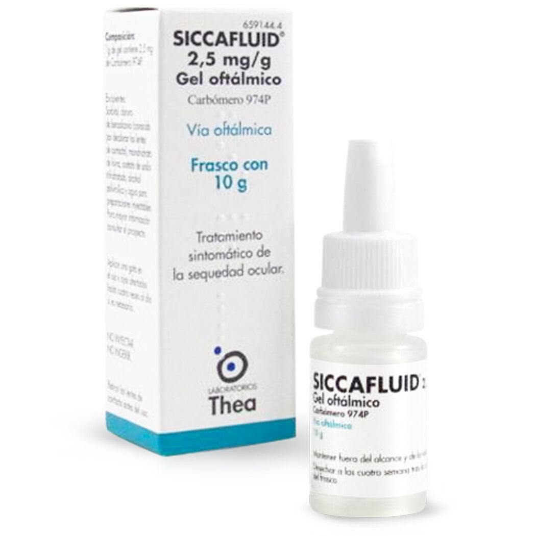 Siccafluid Gel Oftálmica x 10 Gr (Lubricante Gel)