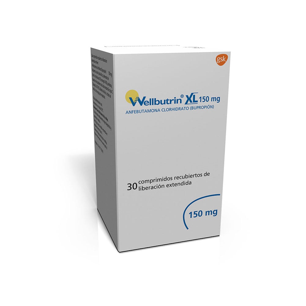 Wellbutrin Xl Comprimidos 150 mg x 30 (Anfebutamona (Bupropion))