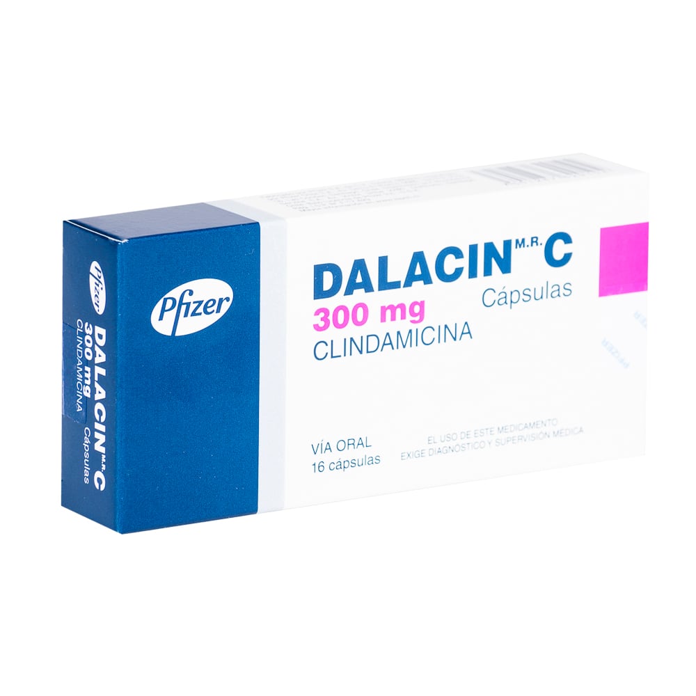Dalacin C Cápsulas 300 mg x 16 (Clindamicina)